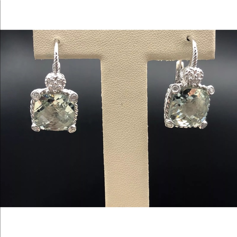 SOLD JR earring, prasiolite